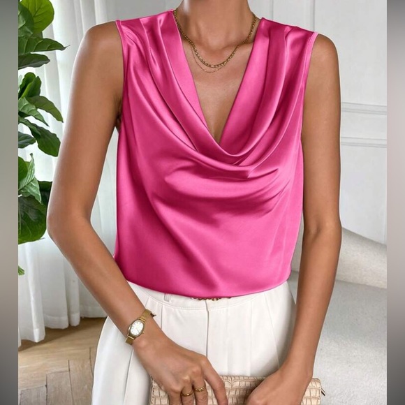 Satin Luxe Sleeveless Top
